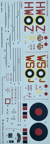 Decals avro lancaster - decals,