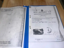 COPY FIA/RAC HOMOLOGATION PAPERS FOR BMC WORKS MINI COOPER S MK1 from ORIGINAL