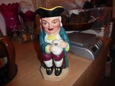 Burlington ware large  collectors toby jug
