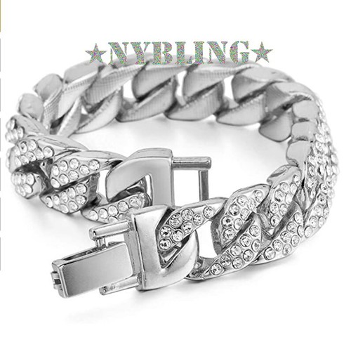 14mm miami cuban link iced - 14mm,