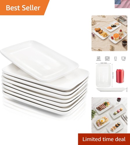 Pieces rectangular plates 8 - pieces,