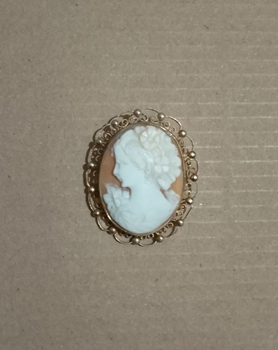 Vintage sorento cameo - sorento, brooch