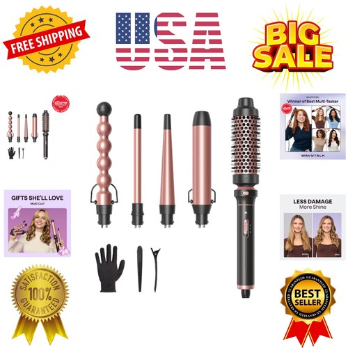 Curling wand set - 5, multi