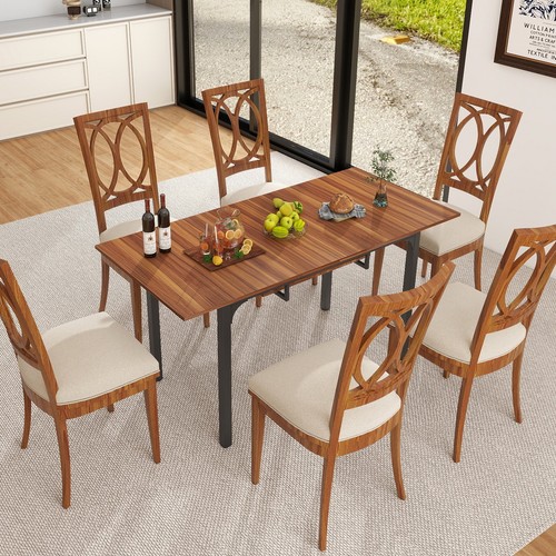 Extendable dining table space - dining,