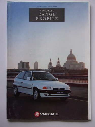 Vauxhall range orig - 1994, uk