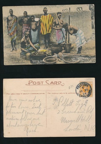 Sierra leone 1924 - sierra, making