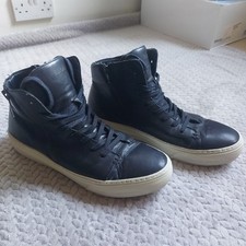 Replay Hi Top Zip Boots Black