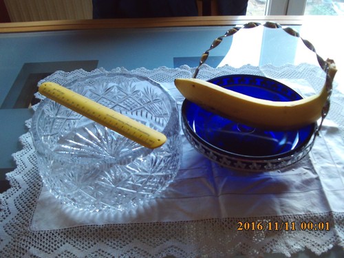 Cut crystal fruit bowl cake - crystal,