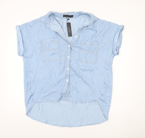 Zanzea womens blue collared - zanzea,