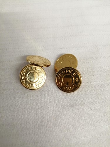 Hermes gld cufflinks - gld,