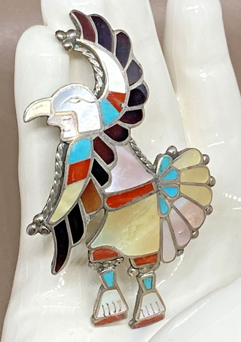 Zuni brooch pendant native - brooch,