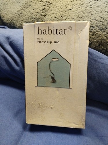 Habitat mopsa clip lamp black - habitat,