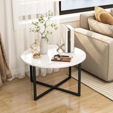 Round Coffee Table Tea Table End Table Sofa Table 72 × 72 × 42cm