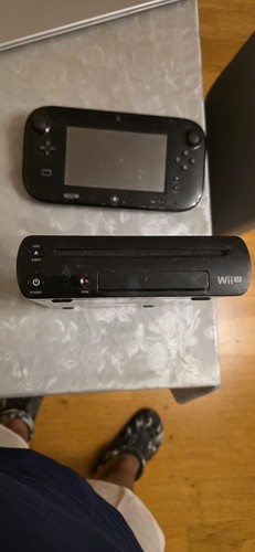 Nintendo wii black console - wii,