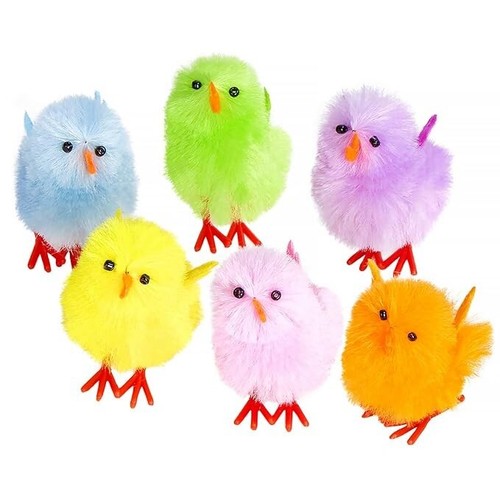 Coloured easter chicks - 12,