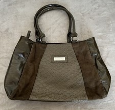 Large Women’s Gracie Mae Brown Shoulder Bag Approx 30x35cm
