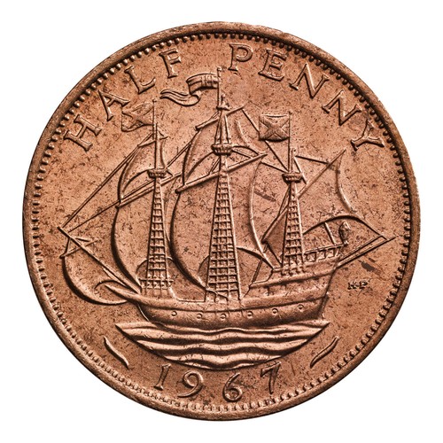 1953 1967 elizabeth ii half - -,