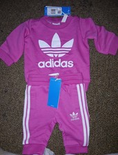 adidas Pink Tracksuit Girls