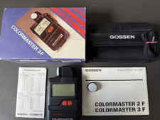 Gossen Colormaster 3F 3-Color Meter for Flash and Ambient Light UNUSED in Box