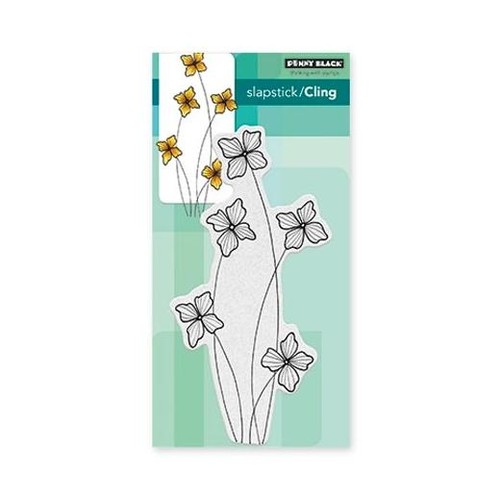 Penny black cling rubber - penny,