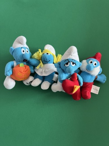 Mcdonald smurf figures - smurf,