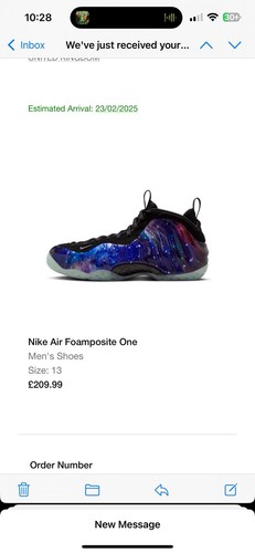 Nike air foamposite - one, galaxy