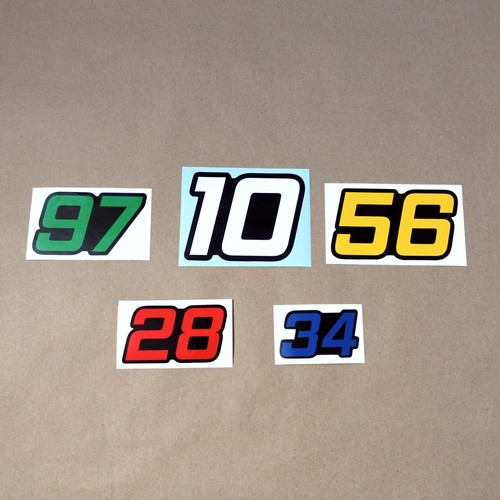 Custom race number - custom, vinyl