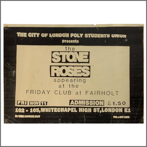 Stone roses london polytechnic - stone,