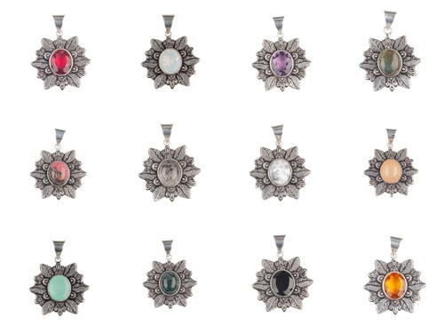 925 solid silver - multi, colour