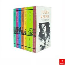 Jules Verne Collection 7 Books Set Mysterious Island, Antarctic Mystery,Five Wee