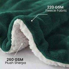 Fluffy Sherpa Fleece Blanket
