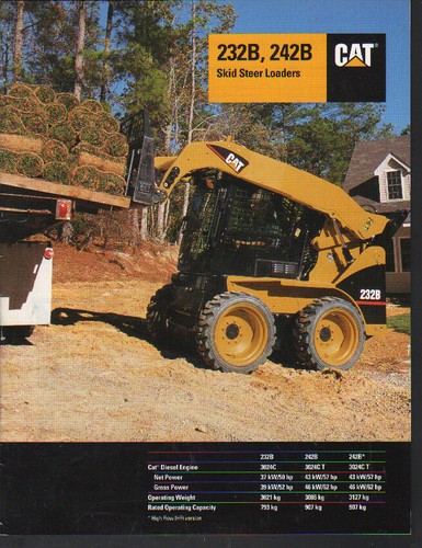 Caterpillar 232b and 242b skid - caterpillar,