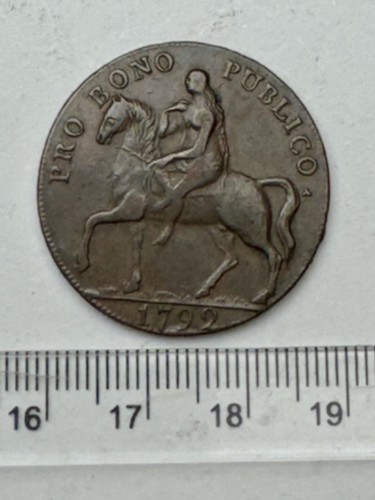 1792 conder token naked lady - conder,