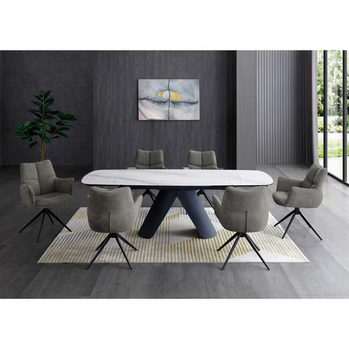 Capri ceramic extending dining - capri,