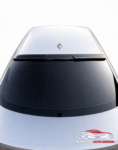 Rear black roof spoiler for - rear,