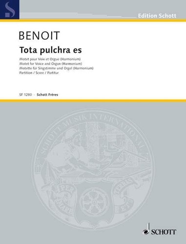 Tota pulchra score voice - es,