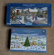 2 x Gibsons Christmas Jigsaw