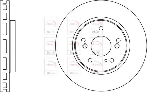 Front axle brake discs - 2,