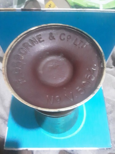 Osborne co brass vase no - f.,