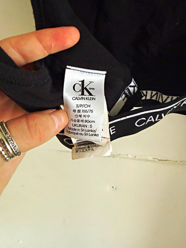 Calvin klein one black mesh - klein,
