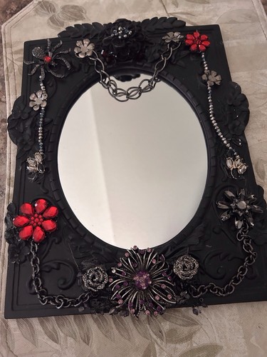 Gothic vintage black mirror - vintage,