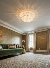 Chrome Wentworth Flush Ceiling Light by Next