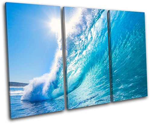 Wave sunset seascape treble - wave,