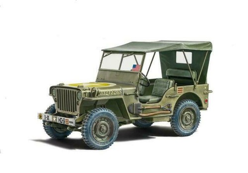 Italeri 3635 willys jeep - 3635, 1:24