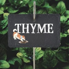 Thyme Herb Garden Marker Jack