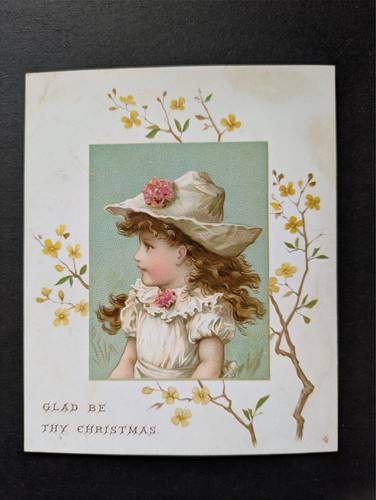 Victorian xmas greeting card - xmas,