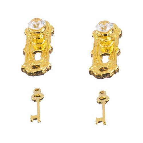 Pair dolls house miniature - pair,