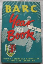 BARC YEAR BOOK 1954 British