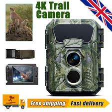 Campark 48MP 4K Trail Camera Mini Wildlife Hunting Camera No Glow Night Vision
