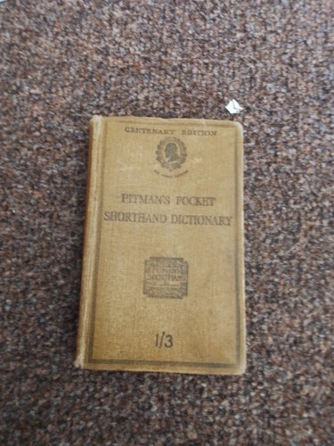 Pitman pocket shorthand - pitman’s,